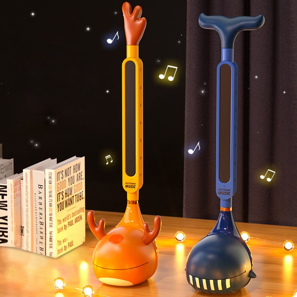 Kids Electric Guitar & Erhu 2-In-1 - Tadpole Note Creative Electronic Sound Toy Set, Children'S Musical Instrument
