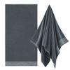 Zwoltex Ravenna Large Bath Towel For Hair Black 450G 70X140Cm