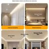 45° Angled Reflective Light Strip for Ceiling and Balcony Curtain Illumination