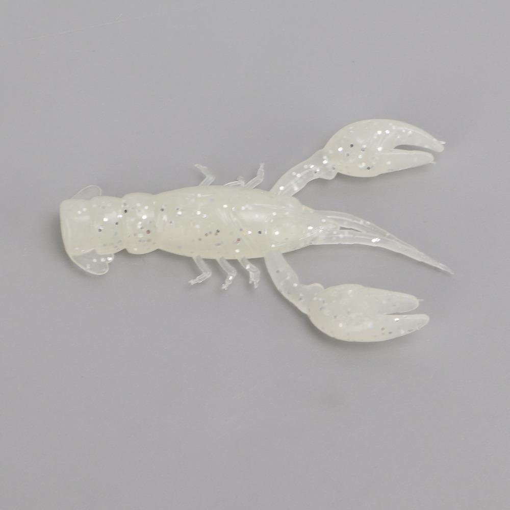 20 PIEZAS Cebo de Cangrejo de PVC 5.5cm Señuelo Artificial Señuelo de Pesca Duradero Pesca de Lubina