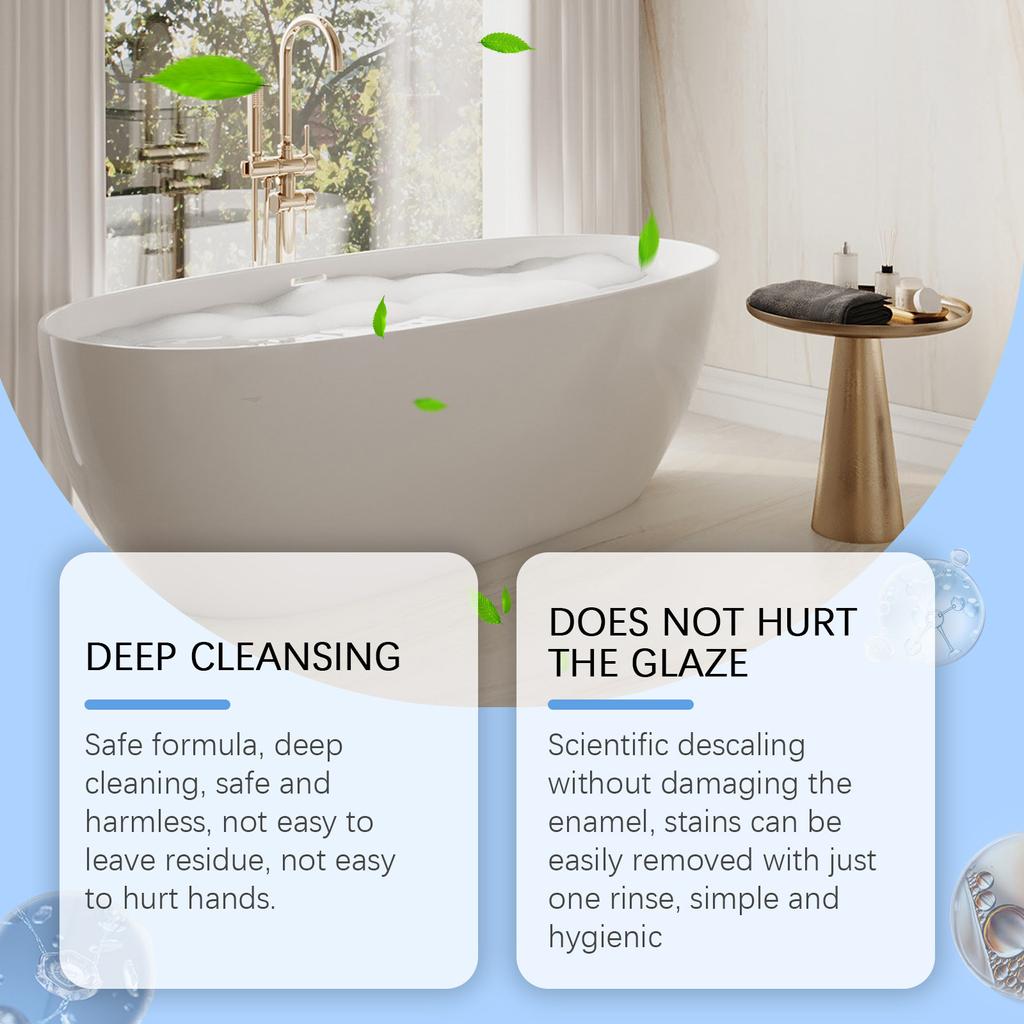 Household Strong Decontamination Toilet Cleaner Stubborn Stains Scale Foam Cleaning Powder