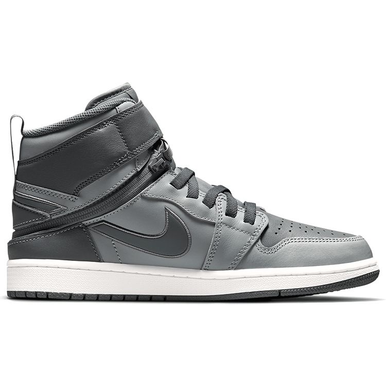 Air Jordan 1 High FlyEase Light Smoke Grey Unisex Sneakers White CQ3835-003