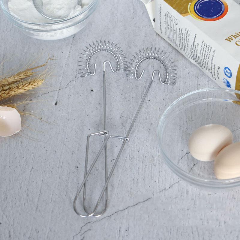 Batteur à œufs manuel en acier inoxydable, batteur à œufs à ressort, batteur à café, lait, fouet à main, mélangeur, mousseur à œufs, crème, outils de cuisine