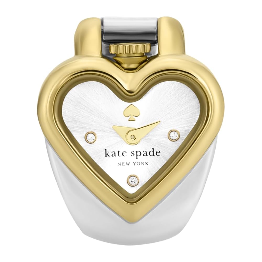 Kate Spade New York Monroe Heart Watch KSW1872 Women s Silver Timepiece