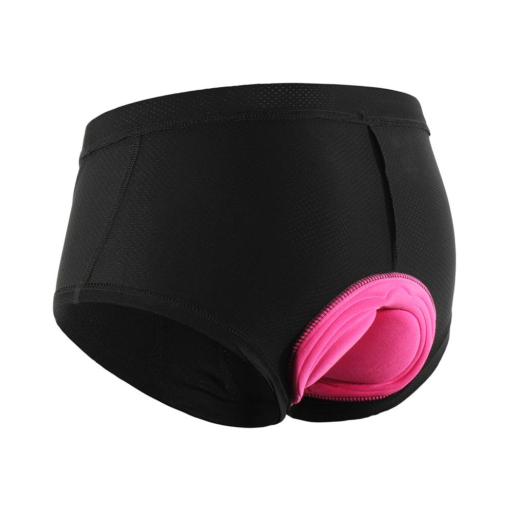 Women Bike Underwear 3D Gel Padded Briefs Cycle Biking Underwear Shorts