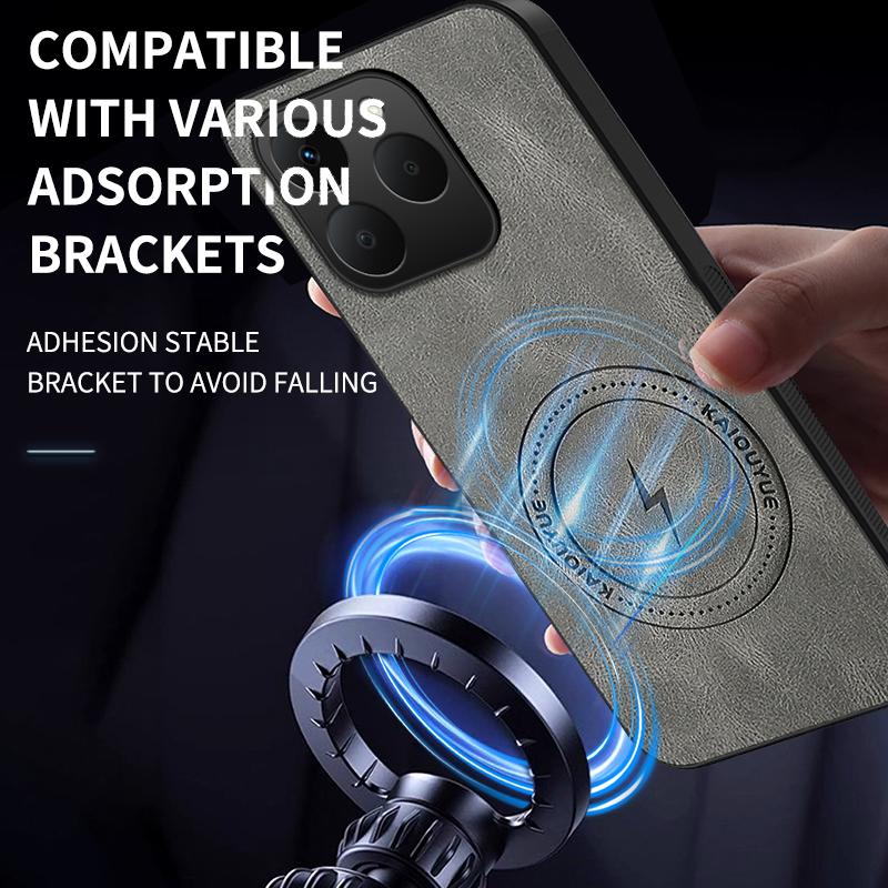 For Xiaomi 15T Luxury New Style Leather Phone Case For Xiaomi 15T Magnetic Wireless Charge Shockproof Cover Mi 15T Shell Capa