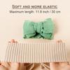 1pc Baby White Diy Woolen Double Layer High Elasticity Headband With Large Bowknot Decoration Love Valentine