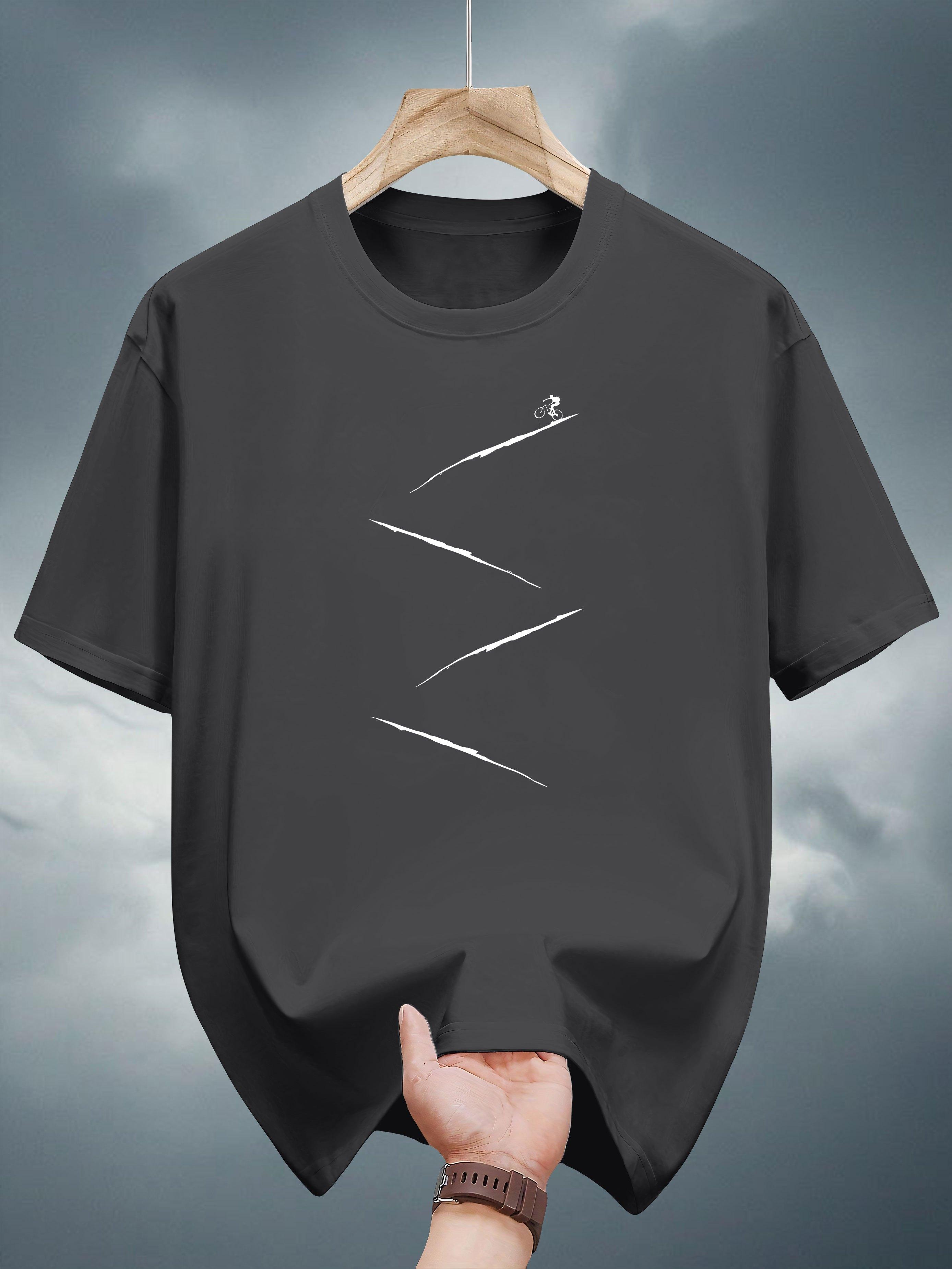 

200g 100% Cotton Short Sleeve T-shirt - White Casual Summer Tee with Subtle Chest Logo Print XXXL