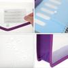 A4 Waterproof Transparent Document Storage Organizer Three-Dimensional File Bag Durable Waterproof Large Capacity