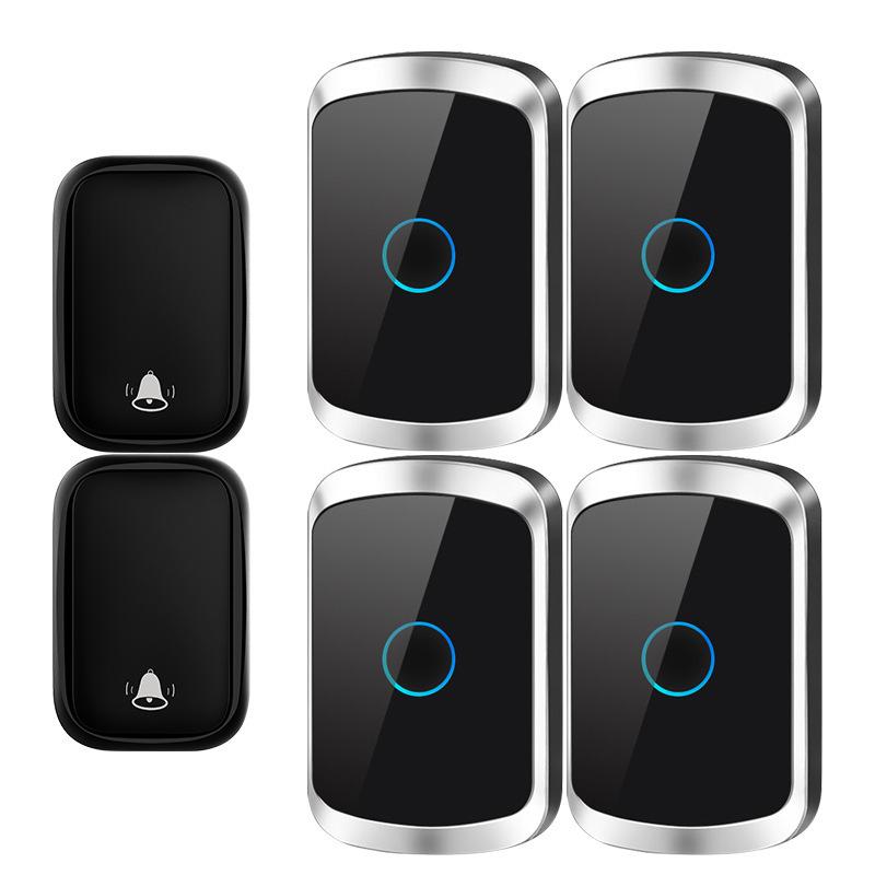 Wireless Waterproof Self-Powered Smart Doorbell - Battery-Free Long-Range Remote Control for Home