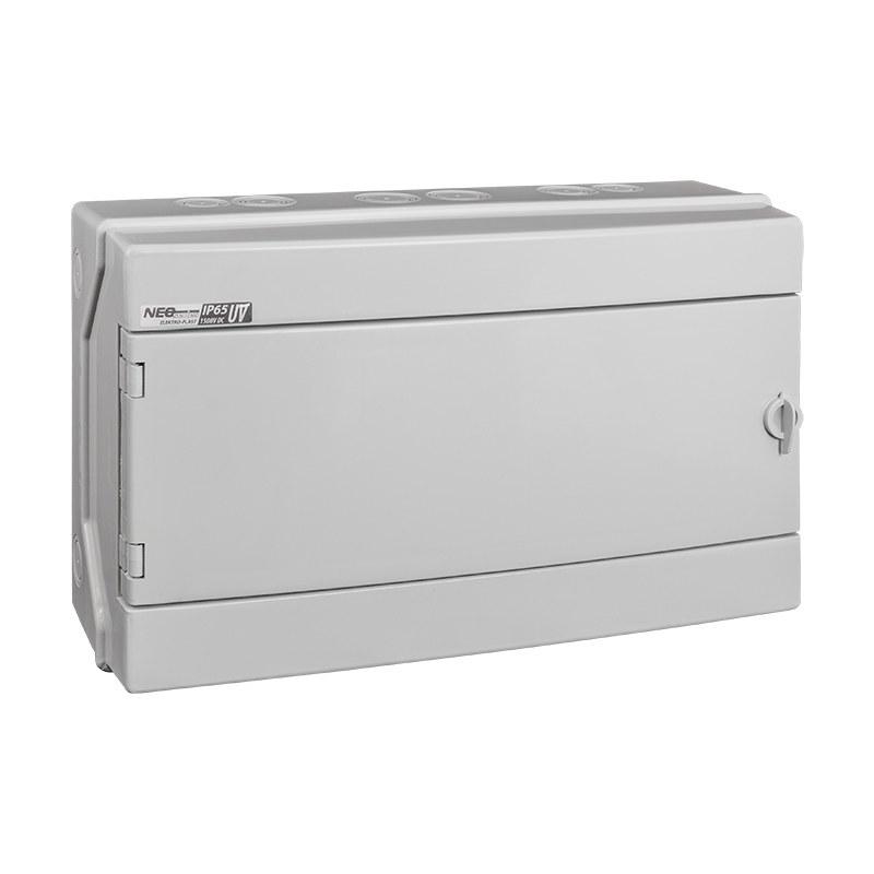 Surface-mounted distribution board RH-18/UV IP65 500V AC, 1500V DC PV