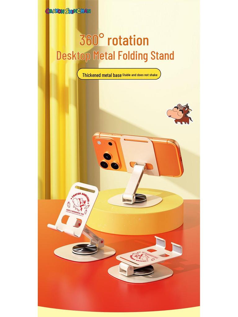 Crayon Shin-chan 360° Mini Metal Phone Holder for Binge-Watching