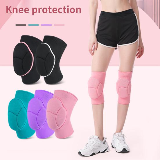 1Pc Thermal Knee Pad Soft Protective Anti-deformed Multi-function Women Running Sports Kneepad for Outdoor