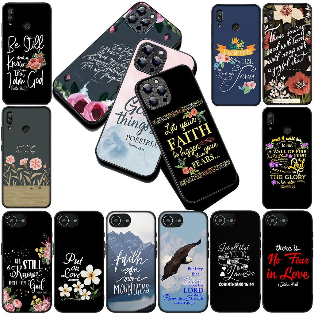Bible Verse Christian Jehovah God Phone Cover Case for Samsung Galaxy S25 S24 S23 FE Ultra Plus S7 Edge S25+ S23+ A56 5G Casing