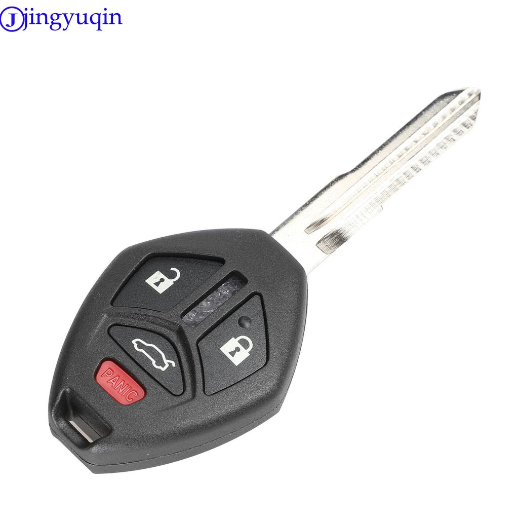 Jingyuqin Remote Car Key Case Cover For Mitsubishi Lancer Outlander Endeavor Galant MIT8 Blade Key Shell Case 2/3/4 B