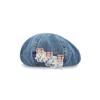 Niche Designer Beret With Lace Trim And Heart-Shaped Buttons, Beret Women, Spring/Summer Artist Hat