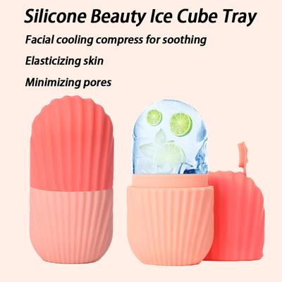 Ice Face Roller Facial Lifting Contouring Tools Silicone Ice Cube Trays Ice Globe Balls Eye Face Massager Beauty Skin Care Tools