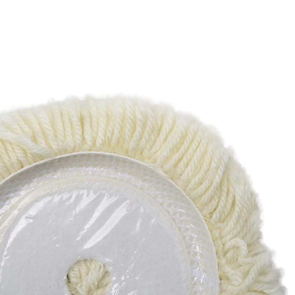 Hook & Loop Grip Wool Polishing Pad 7 Inch Polishing Machine Accessories  For Vehicle