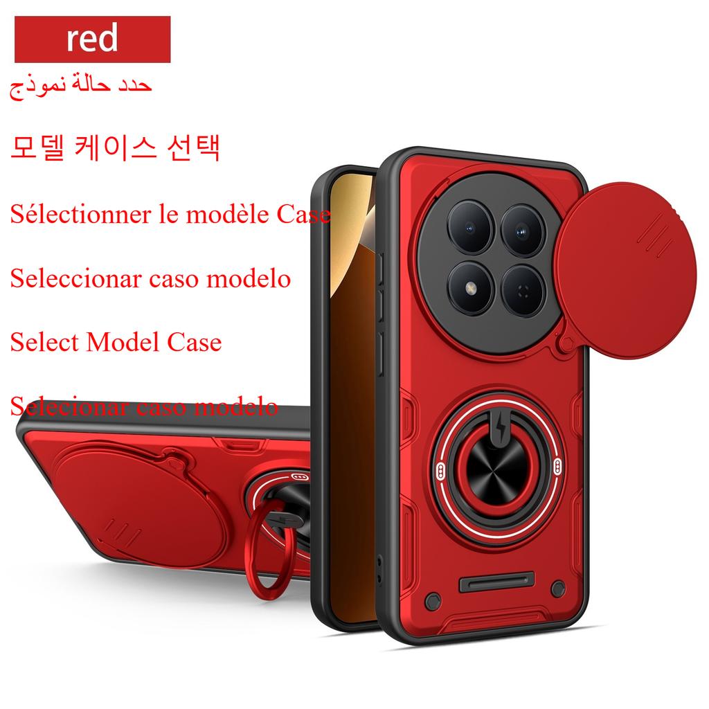 For Xiaomi Poco M8 Pro/Redmi Note 15 Pro Plus/Note 15 Pro+/Note 15 360°Rotating ring magnetic phone case cover protective cover