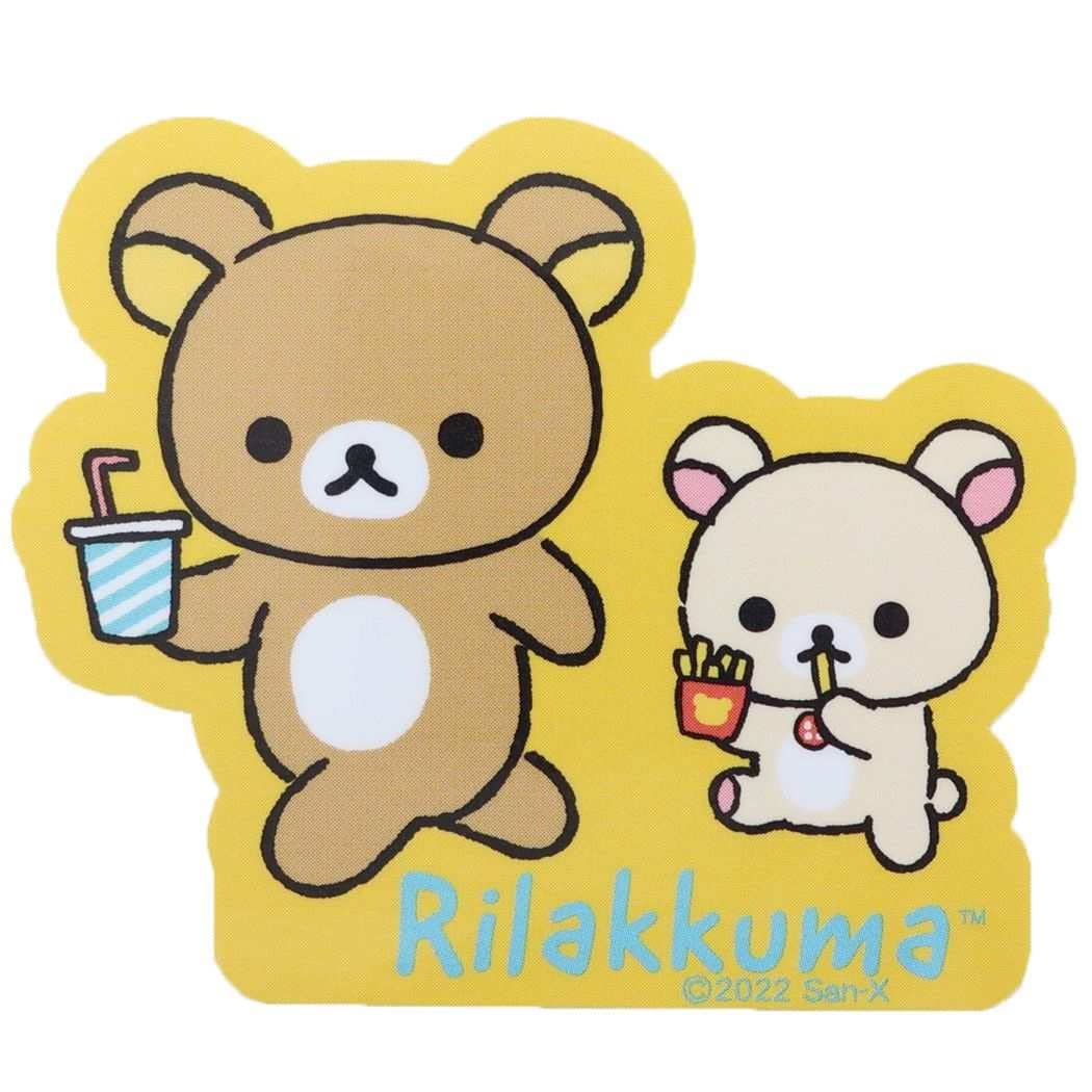

Rilakkuma Die Cut Виниловая наклейка Rilakkuma Rilakkuma Korilakkuma [большая печать]/обычная