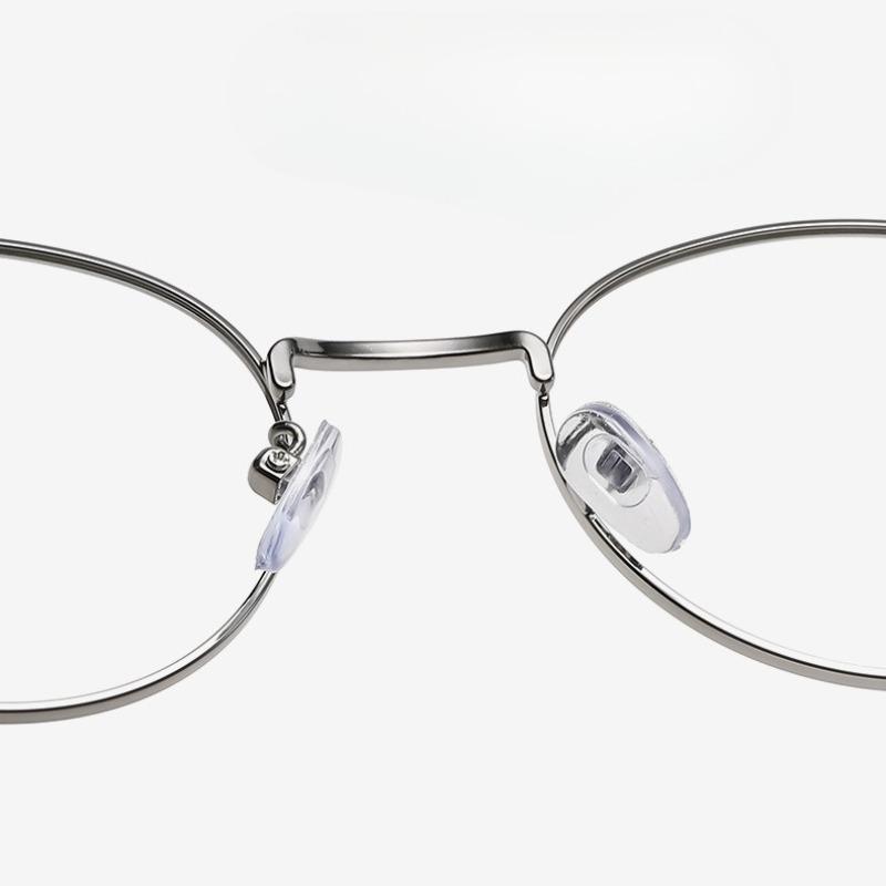 Korean Anti Radiation Eyeglasses Classical Metal Eyewear Round Fashion Retro Eyeglass for Men and Women Eyeglass Protection