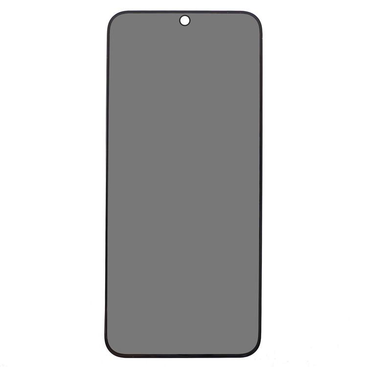 For Samsung Galaxy S25 Edge Anti-Spy Screen Protector 0.18mm Tempered Glass Film (Fingerprint Unlock Version)