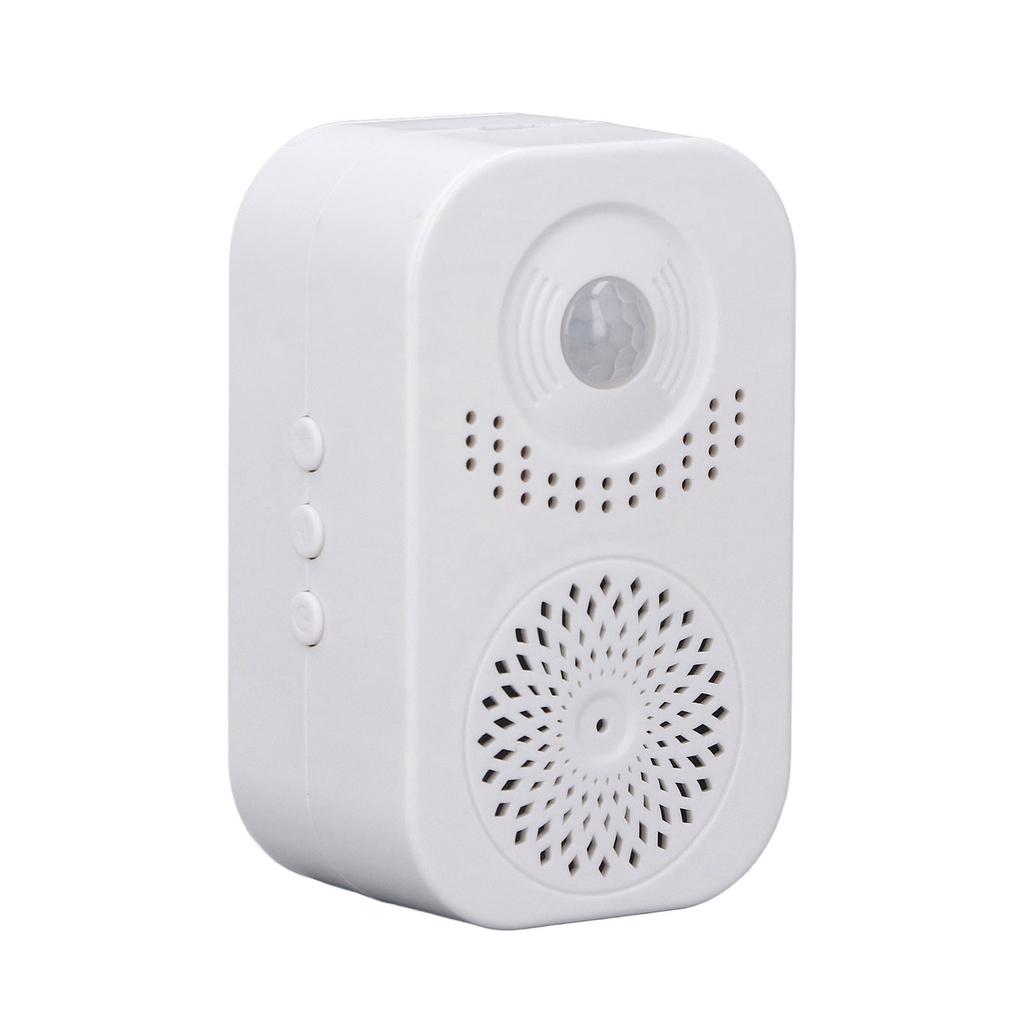Wireless Motion Sensor Doorbell Voice Reminder Welcome Buzzer Ringtones Volume Adjustment USB