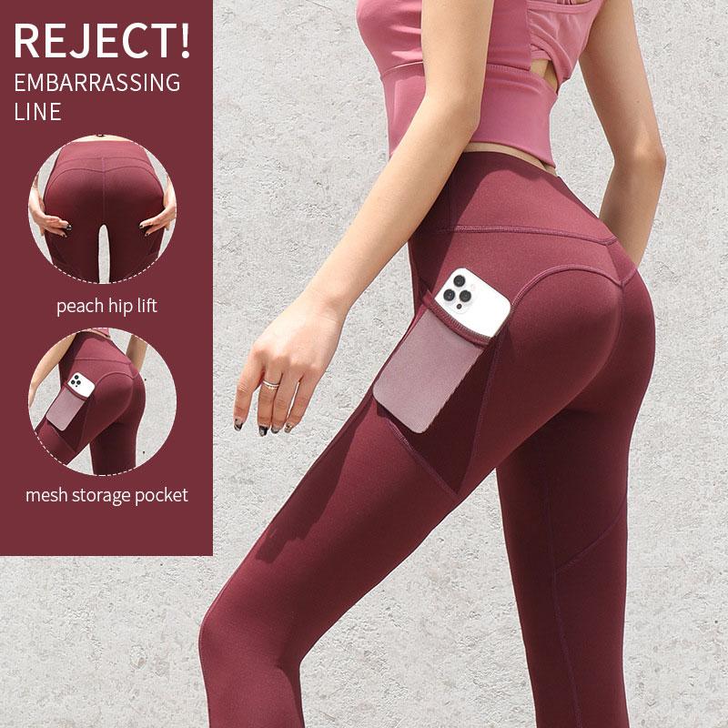 Seamless Yoga Pants High Waist Nude Leggings Push Up High Waist Sports Pants Ladies Fitness Running Leggings