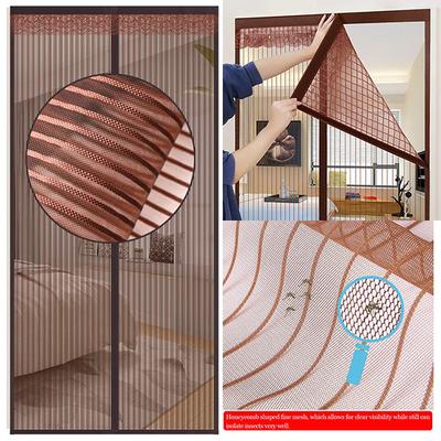 Summer Door Screen Net Magnetic Automatic Closing Door Curtain Anti Msoquito Fly Bug Insect Protector Net