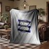 BIRMINGHAM CITY FOOTBALL CLUB Coperta in Flanella Stampata Morbida Calda Coperta da Divano Letto per Casa Ufficio Camera da Letto