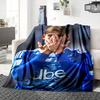 Dynamic Football Team Poster Blankets Flannel Printed Breathable Warm Throw Blanket for Home Office Bedspreads 0708a57
