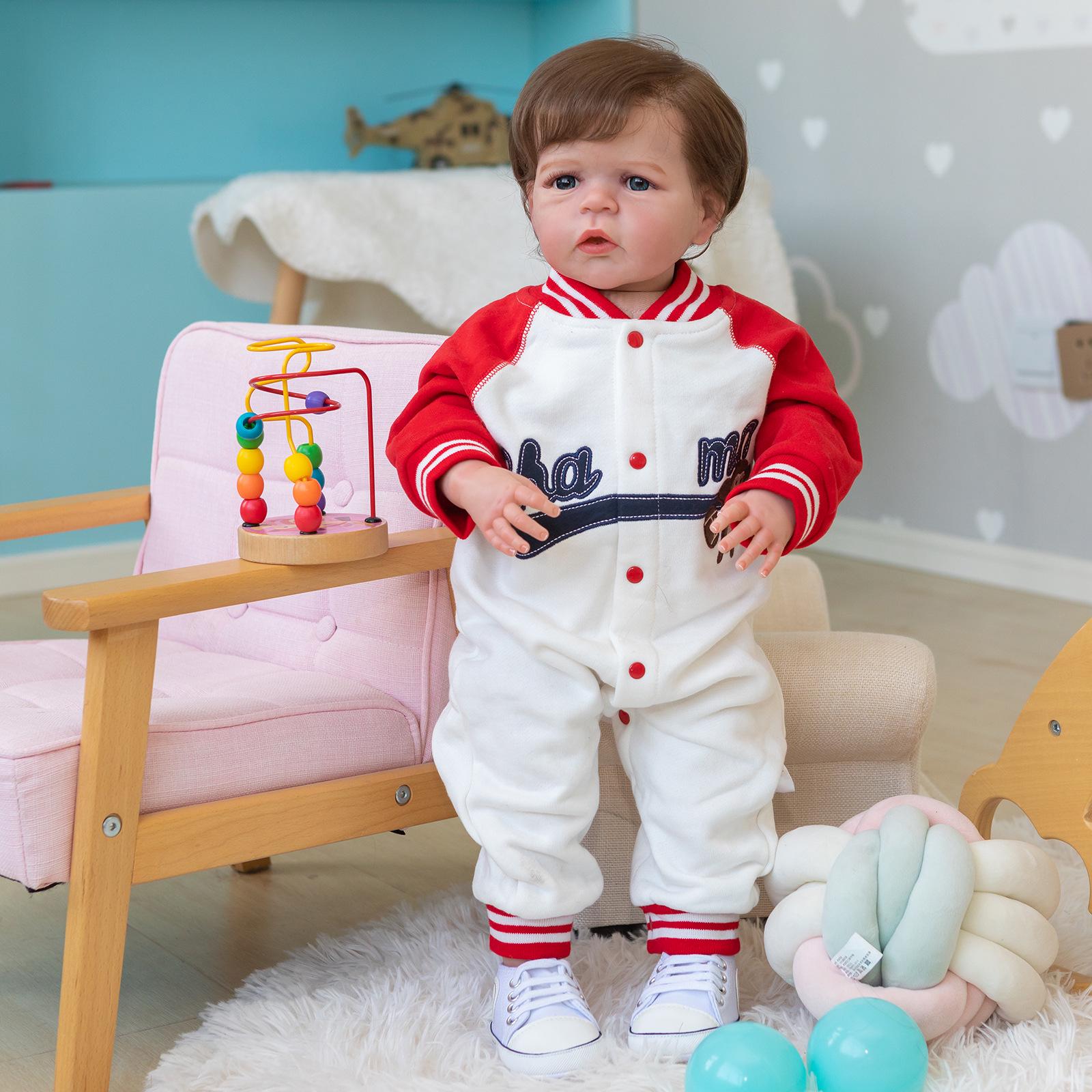 60cm Realistic Hand-Painted Reborn Toddler Doll Sandie NPK