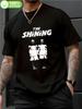 The Shining Horror Movie Graphic T-shirt - Black 100% Cotton Streetwear Tee with Iconic Print