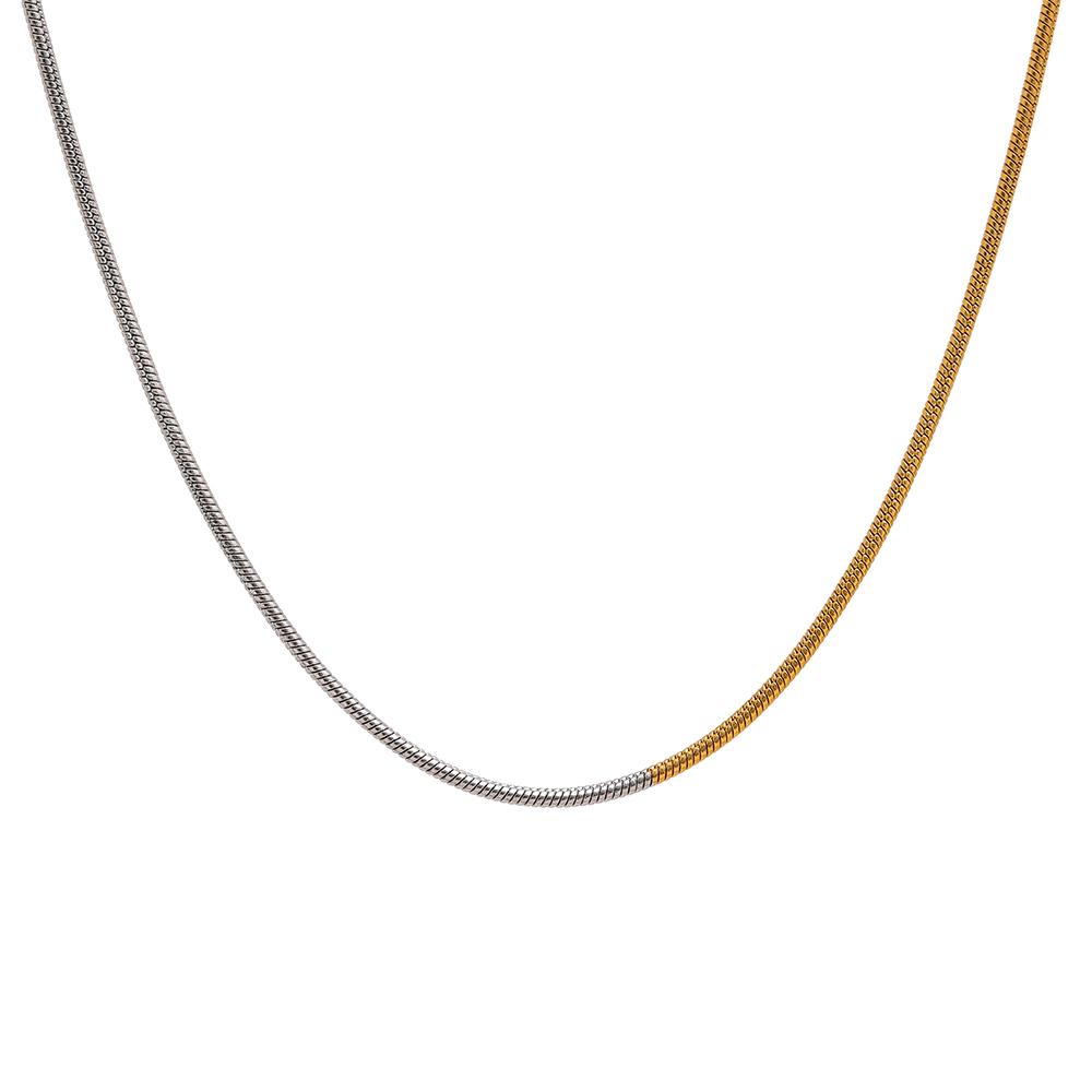 

Yhpup 316L Stainless Steel Jewelry Minimalist Metal Mix Chain Necklace High Quality 18 K Plated Women Collar Necklace Jewelry