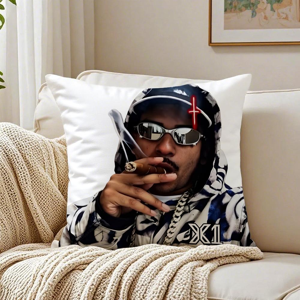 Singer funky PPharrell WWilliams Cushion Cover Pillowcase Antidustmite living Room Sofa Decor Cushion Room
