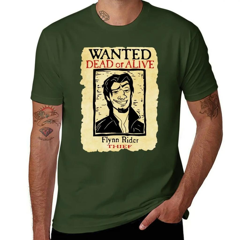 WantedFlynnRiderBrokenNoseTriblend TShirt Customs Design Your Own Boys Animal Print Oversizeds Sweat T Shirts Men 2025 New