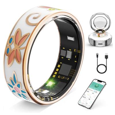 Smart Ring Health Tracker IP68 Waterproof Universal Bluetooth-compatible Sleep Tracking Motion Monitoring