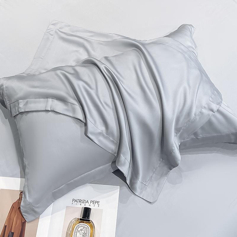Pure Natural Tencel 48cm*74cm Pillowcase Solid Color Pillow Case Cover designed for Bedroom Practical Household Product