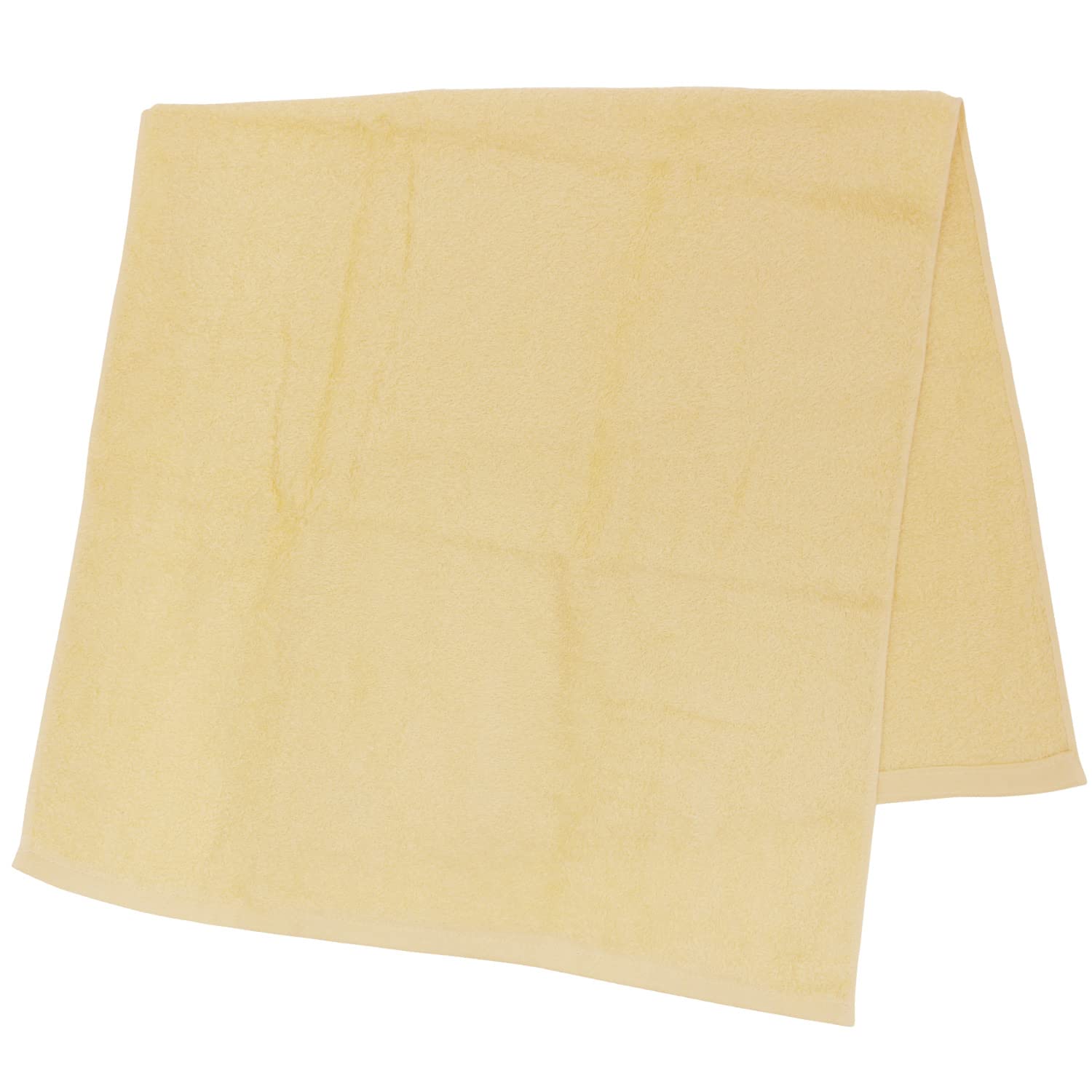 Hayashi Bath 50 x 100 Made in Senshu Mona Color CM202003 Towel, Compact, Approx. cm, Organic, Japan, Towel, Yellow,