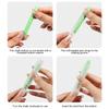 12 Colors Water Soluble Dustless Chalk Rotating Design with Pen Case Anti-Stain for Teaching Drawing Doodling Art Painting