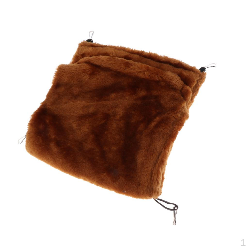 

Design, Small Animals Plush Hanging Bed - Mat House Cage Nest Accessories, 3 Colors, Optional Coffee L