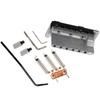 Professional 2 Point Tremolo System Metal Texture for Electric Guitars with Roller Saddles and Installation Hardware