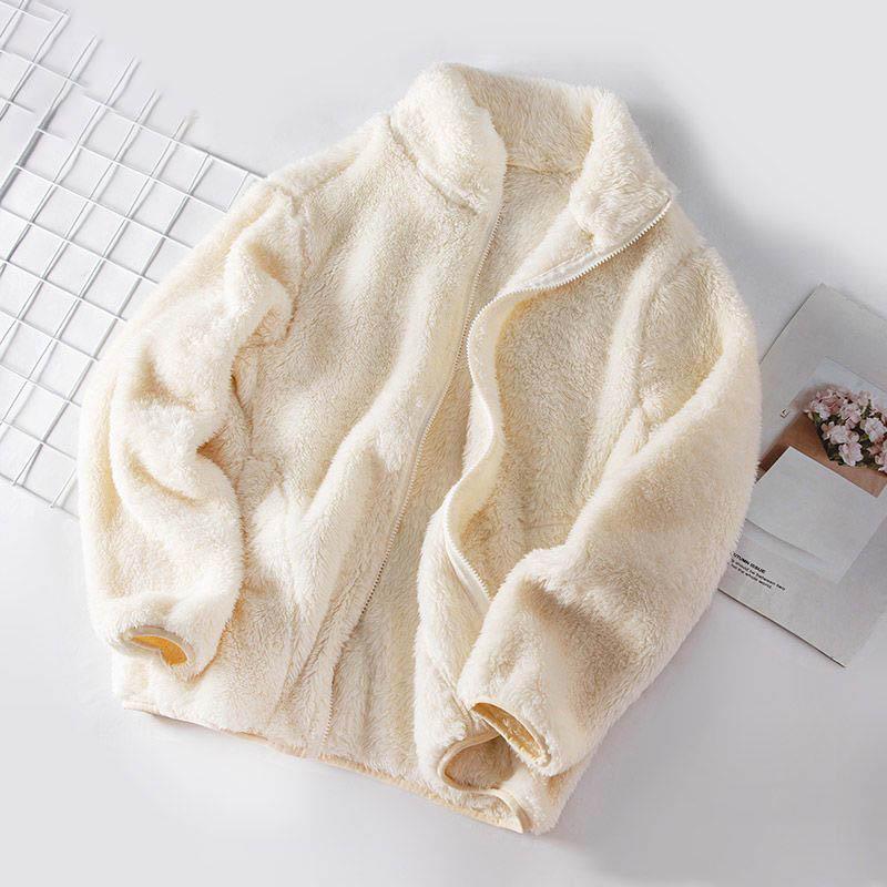 Fleece Vest Tank Tops Women Autumn Winter Zipper Sweatshirt Sleeveless Jacket Cardigan Warm Streetwear Waistcoats
