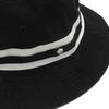 [New Era] STRIPED BAND BUCKET HAT Men's Black ML (59cm)