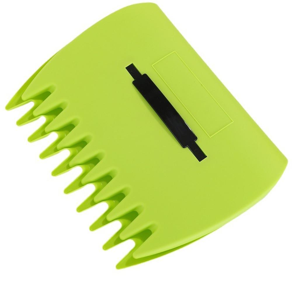 

1 Pair Large Handheld Gardening Rake Plastic Labor-saving Gardening Leaf Rake Wear-resistant Durable Leaf Cleaning Rake Home світло-зелений колір
