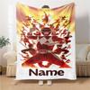 Custom Name Power Rangers Adventure Party Blanket For Couch Bed Plush Cozy Fuzzy Blanket Super Soft Warm Blankets For Fall And Winter 0916263