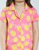 MONTE CARLO Girls Printed Collar Neck Lower Set