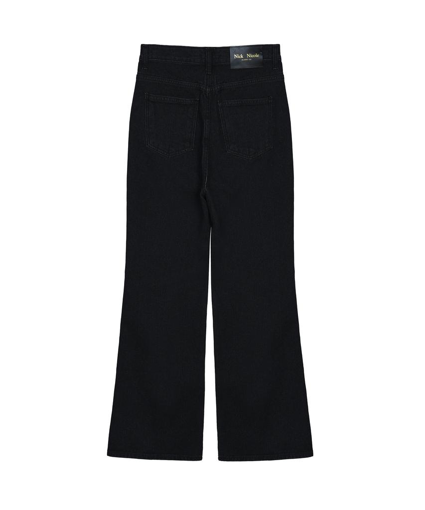 Nigaennikol Nick Nicole Semi Bootcut Pants_Black