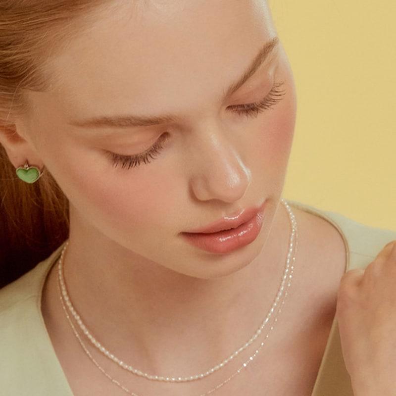 TATIANA (SILVER925) Petit Cubic Silver Necklace NZ2006