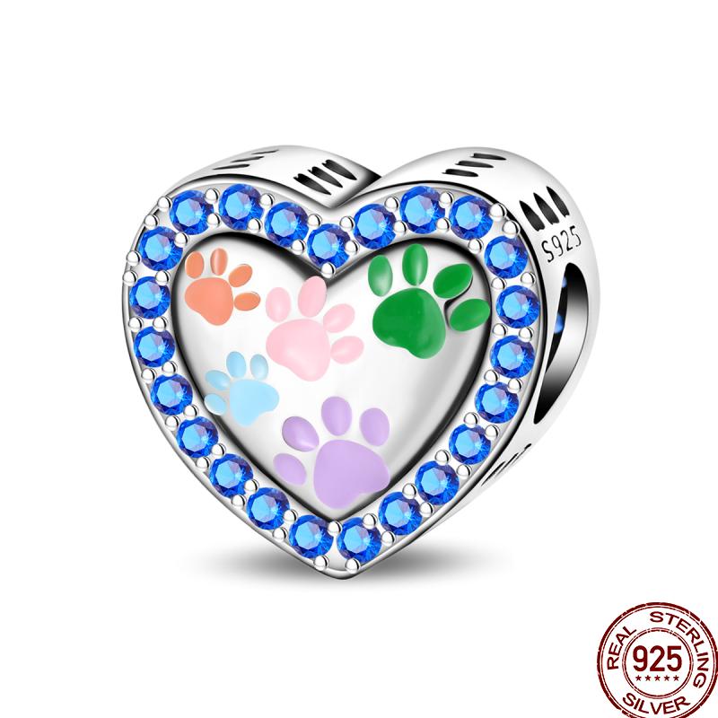 Charm Copper Heart Clover Star Moon Butterfly Tree Of Life Interval 3Mm Diy Exquisite Jewelry Gift Making